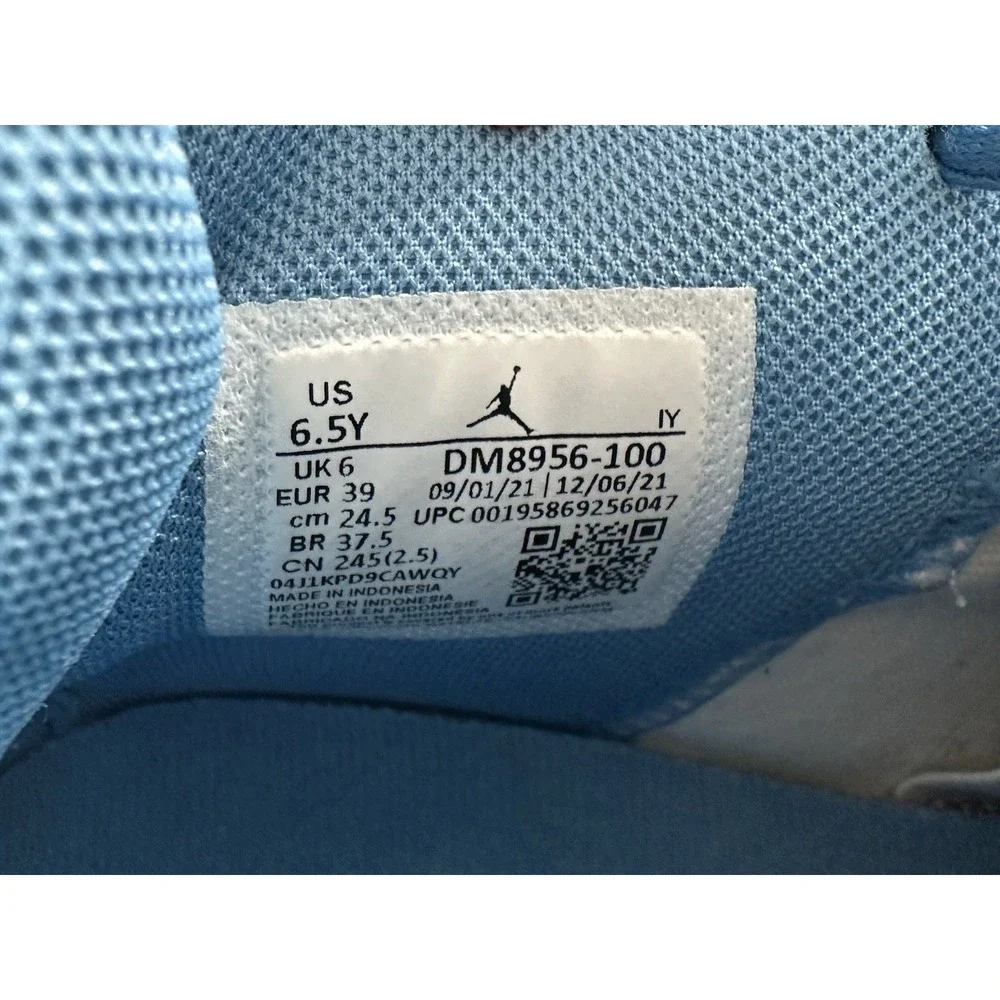 NIKE AIR JORDAN 6 RINGS (GS) WHITE DUTCH BLUE 6.5Y WOMEN 8 DM8956-100
